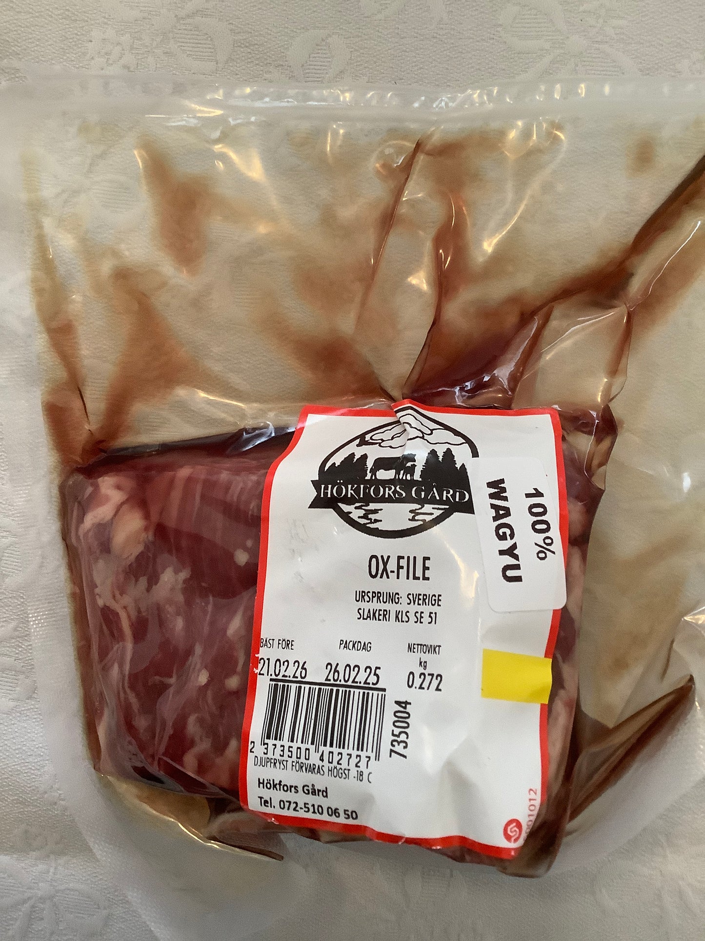Oxfilé 100% Wagyu