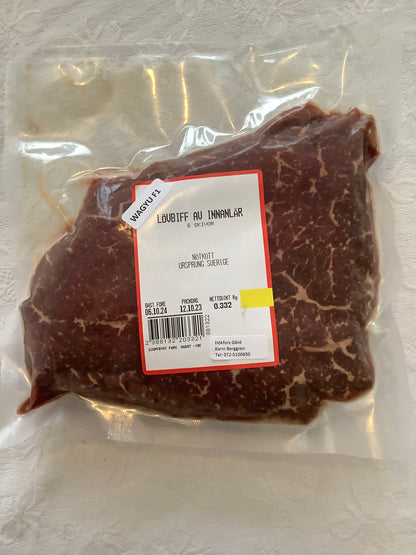 Lövbiff av innanlår 300-350gr Wagyu F1